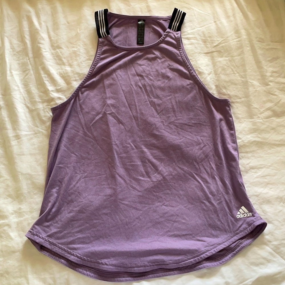 Lavender Adidas tank top
